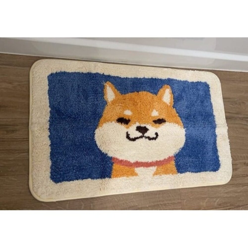 New Bath Mat Cute Shower Rug, Luxury Shaggy High Absorbent and Anti Slip